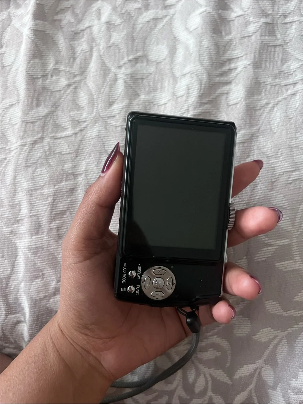 Umi Lumix Black Compact Digital Camera with Silver Lens Trim